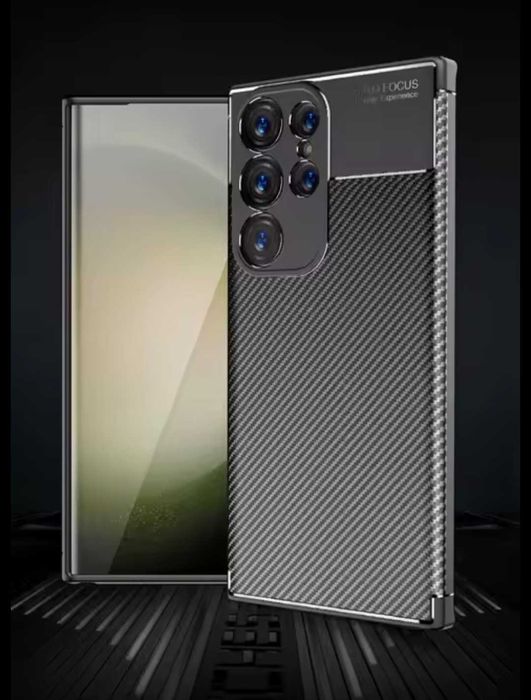 Husa Samsung A26 / A36 / A55 / A56 / Model Carbon / Protectie Camera