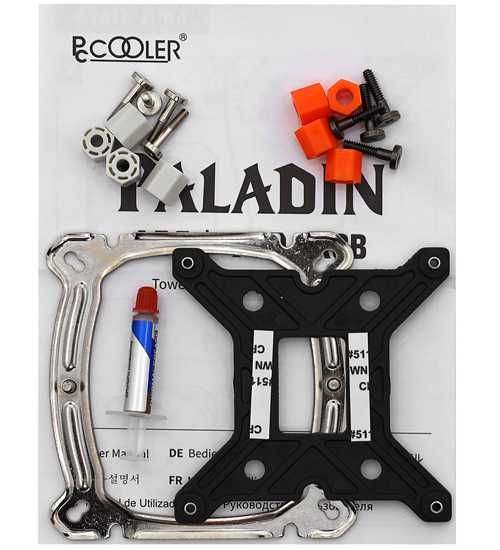 Кулер для процессора PCCooler Paladin 400 ARGB, S1200/115x/AM4, 200W