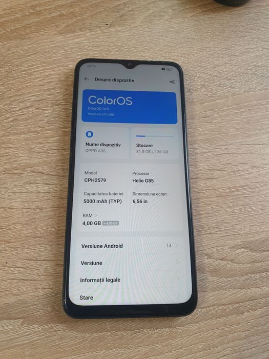 Oppo A38 128 GB Black