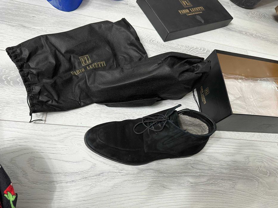 Ботинки зимние сапоги мужские обувь мужская зимняя мех