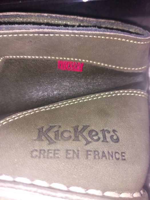 Кожени (естествена кожа) .нови .зелени обувки