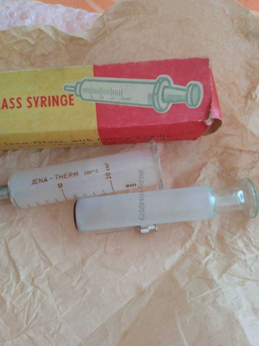 Спринцовка стъклена мед 20 мл