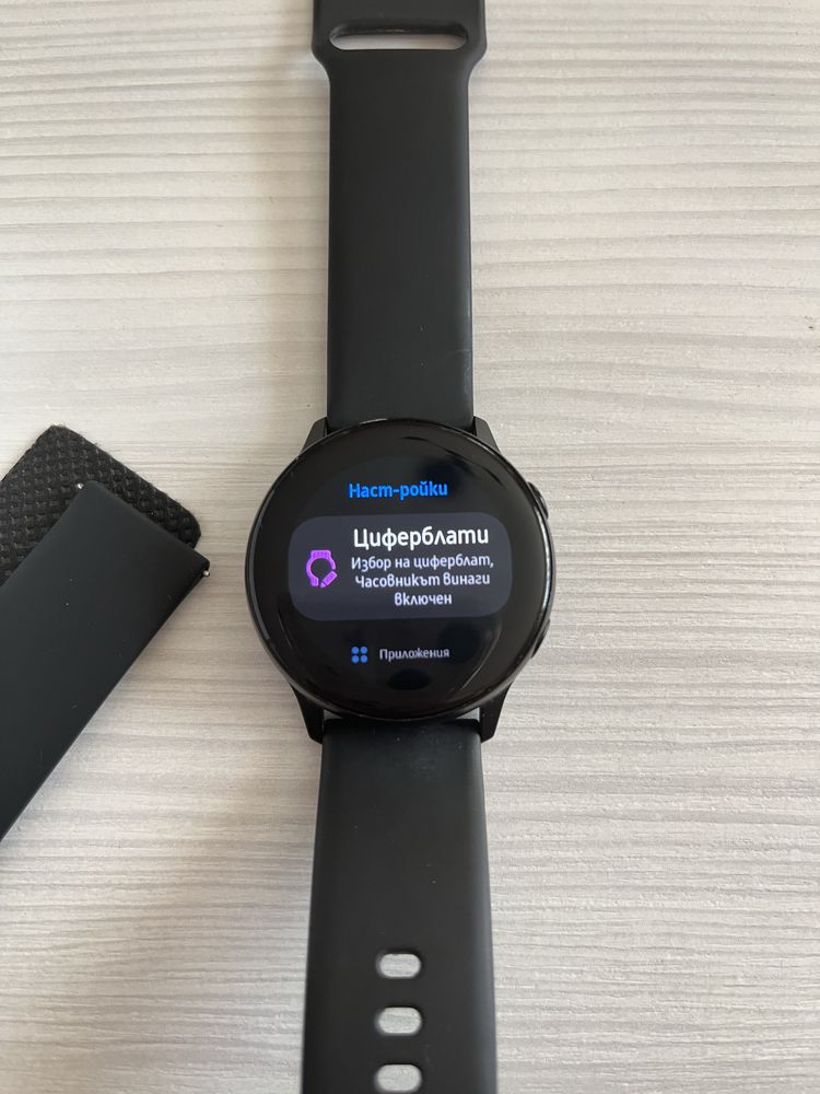Часовник Smartwatch Samsung Galaxy Watch Active, Black