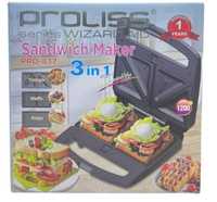 Супер цена Сэндвичница Proliss 3в1