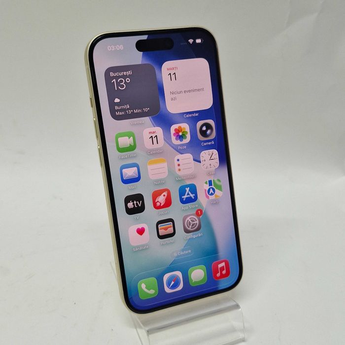 Liquid Money vinde - Telefon Apple iPhone 15, 128GB, 5G, Yellow