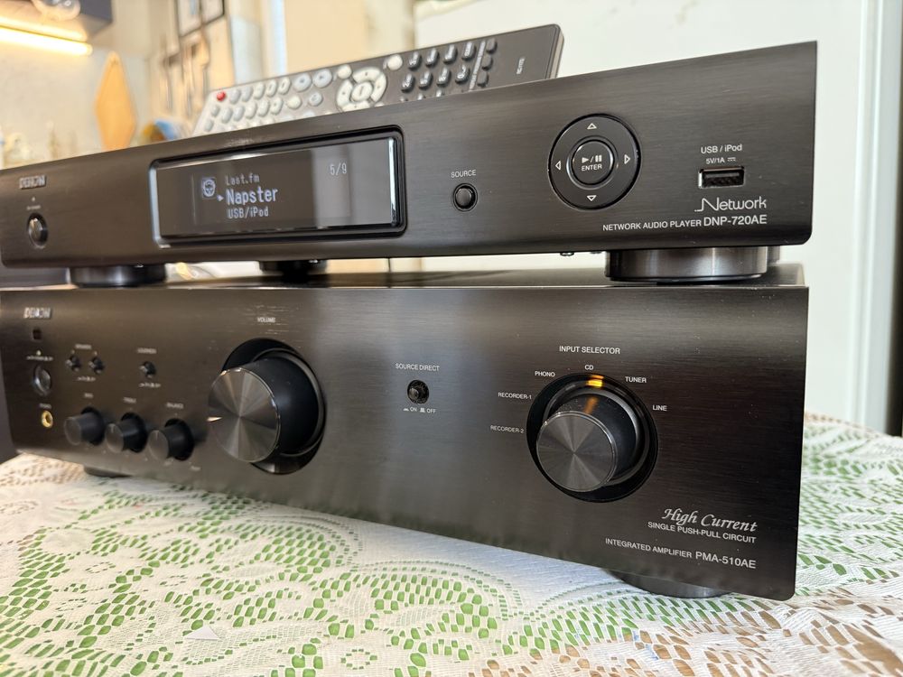 Denon DNP-720 Denon PMA510ae