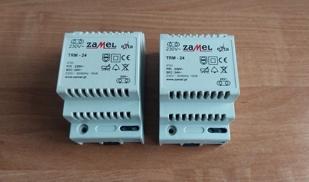 Zamel TRM-24 Трансформатор напряжения 230VAC/24VAC 15VА IP20