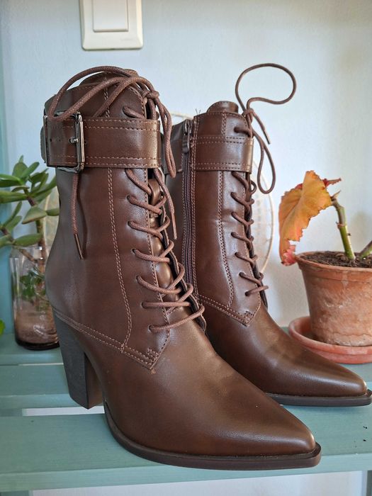 Botine cu toc marime 36