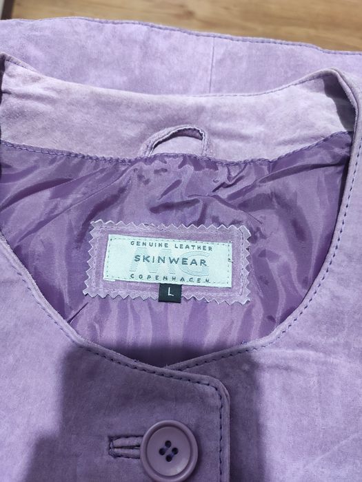 Geaca damă din piele întoarsă Skinwear Copenhagen marimea L