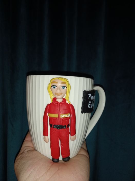 Cănițe personalizate cu tematică SMURD – lucrate manual din lut polime