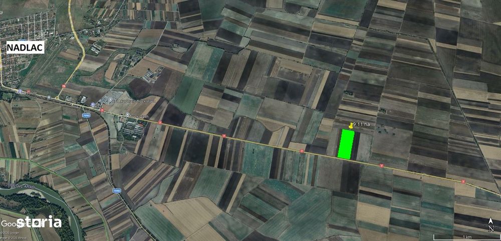 9 ha teren la soseaua arad nadlac