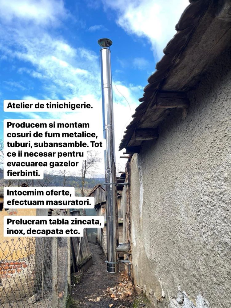 Cos de fum horn la centrala
