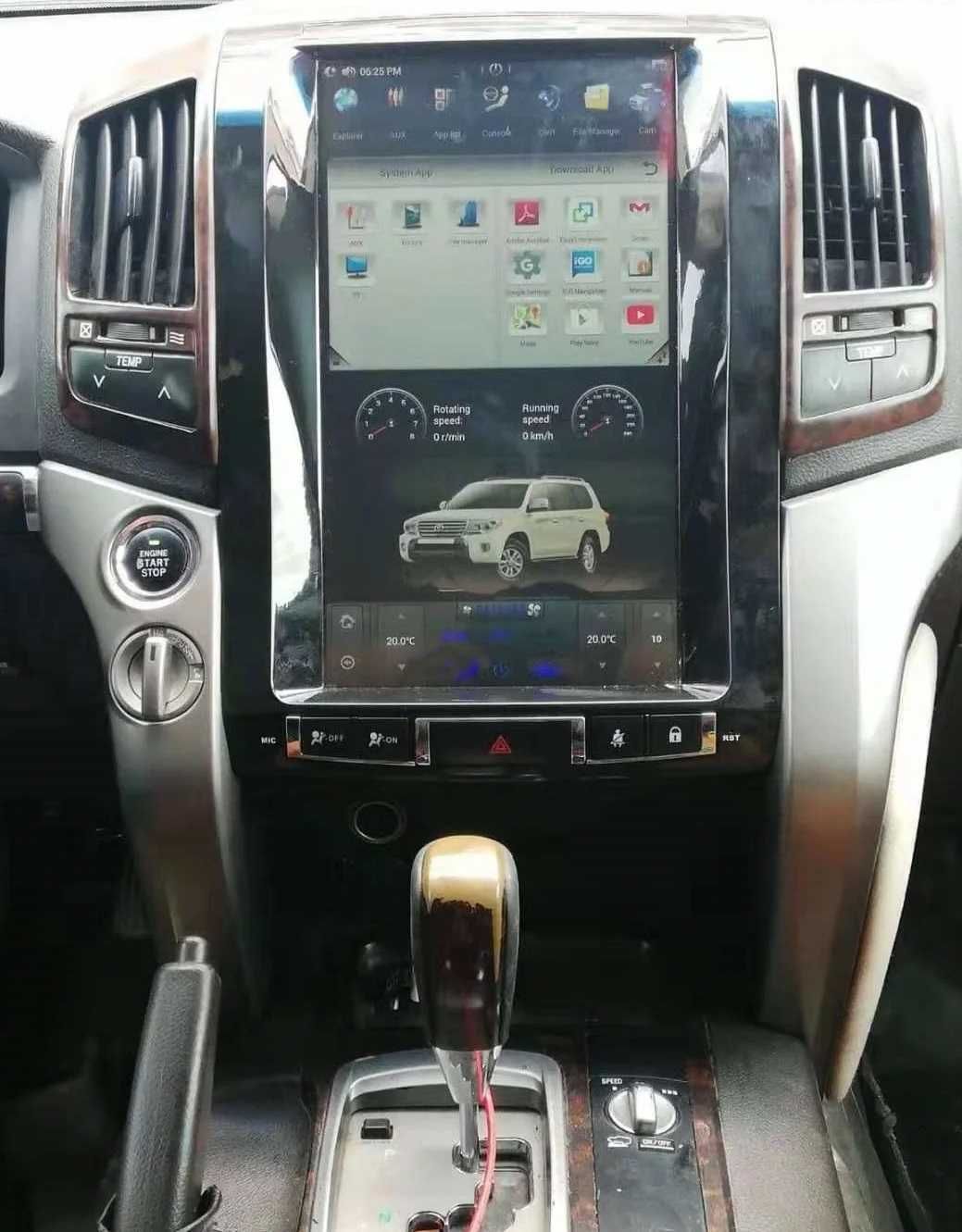 Toyota Land Cruiser LC200 2008- 2019 Tesla Android Навигация