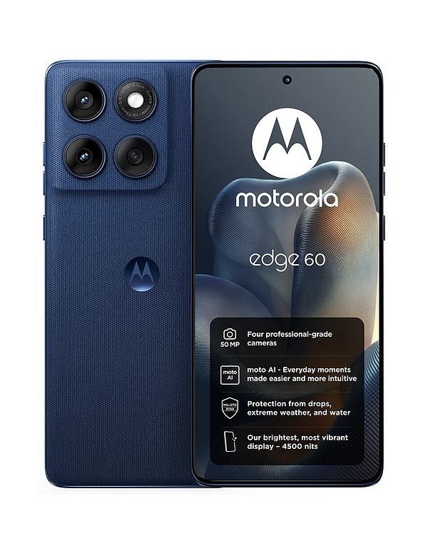 НОВ!!! Motorola Edge 60, 8GB, 256GB, PANTONE Gibraltar Sea