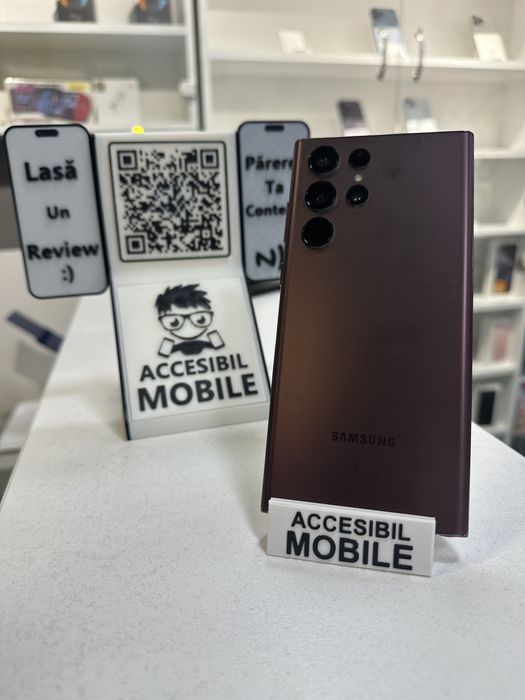 Samsung S22 ULTRA 256Gb/12Gb ram Factura+Garantie MAGAZIN.burgundi