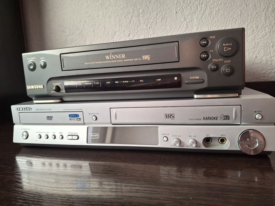 Продам два видеомагнитофона Samsung SPR-11Q и Samsung DVD-V7000K