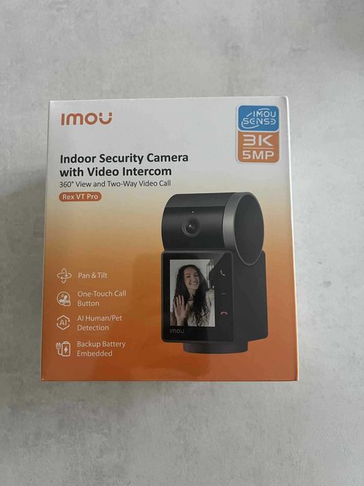 Imou Indoor Security Camera with Video Intercom - Rex VT Pro
