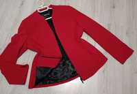 Дамско червено сако с цип
