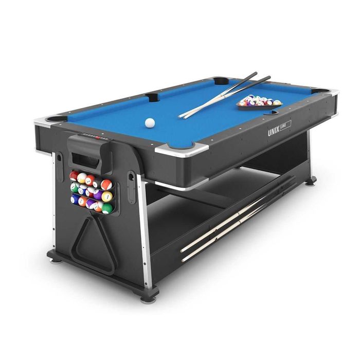 Игровой стол 2 в 1 биллиард и аэрохоккей