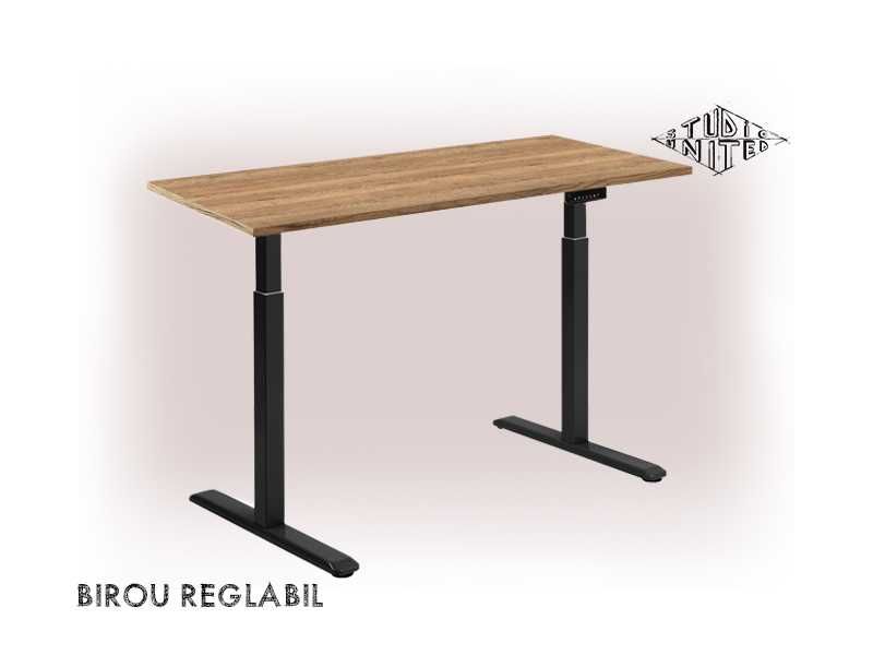 Super oferta! Birou Reglabil/Standing Desk cu memorie STEJAR/ Garantie