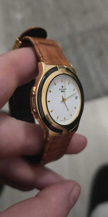 Ceas Junghans MEGA placat cu aur