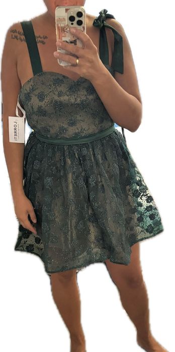 Рокля Lorreti/ зелена/