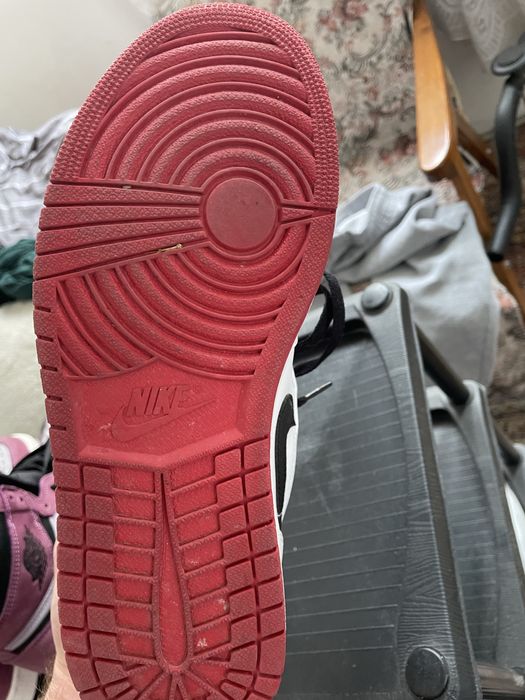 Nike Air Jordan 1 Low White University Red Black 42