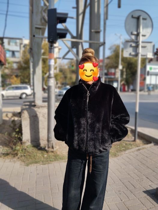 Эко шуба новые черныи