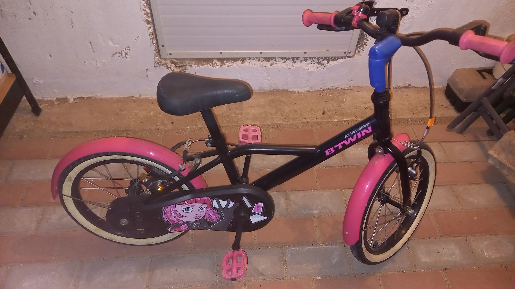 Bicicleta 16" 500 Hero Fete 4-6 ani