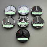 Capace Jante Aliaj Mercedes MB logo 56mm 60mm 75mm embleme roti capota