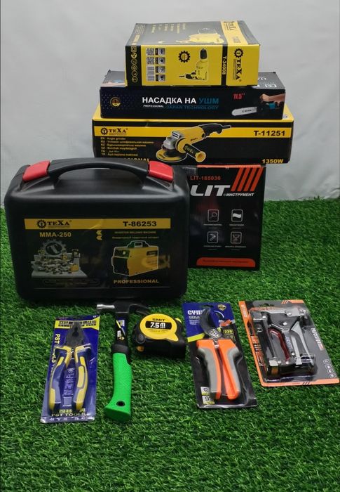 10&1 набор 

10 &1 набор 
1. Сварочние аппарат 250а. 
2. Болганка