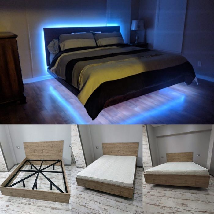 Кровать парящая лофт