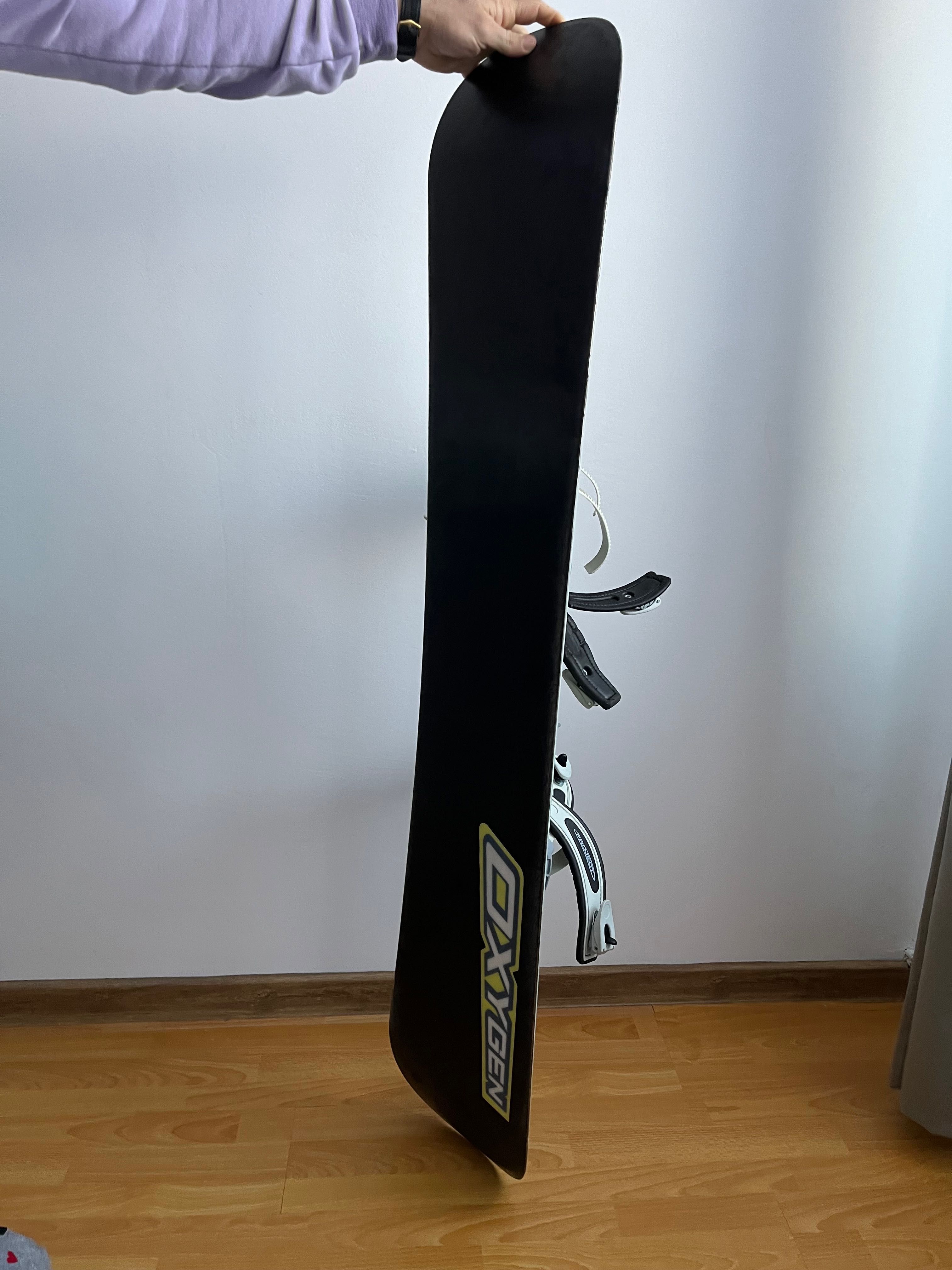 Placa snowboard Oxygen, boots Salomon