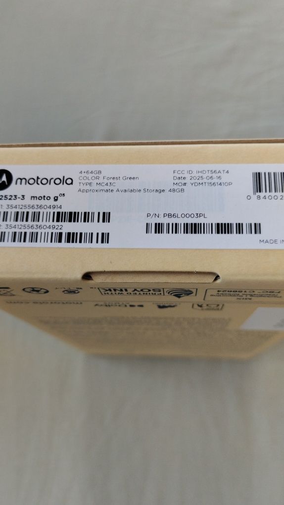 Motora moto g 05