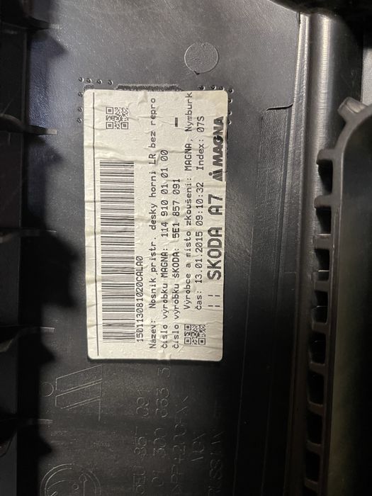 Piese data spre retapitat Skoda Octavia 3