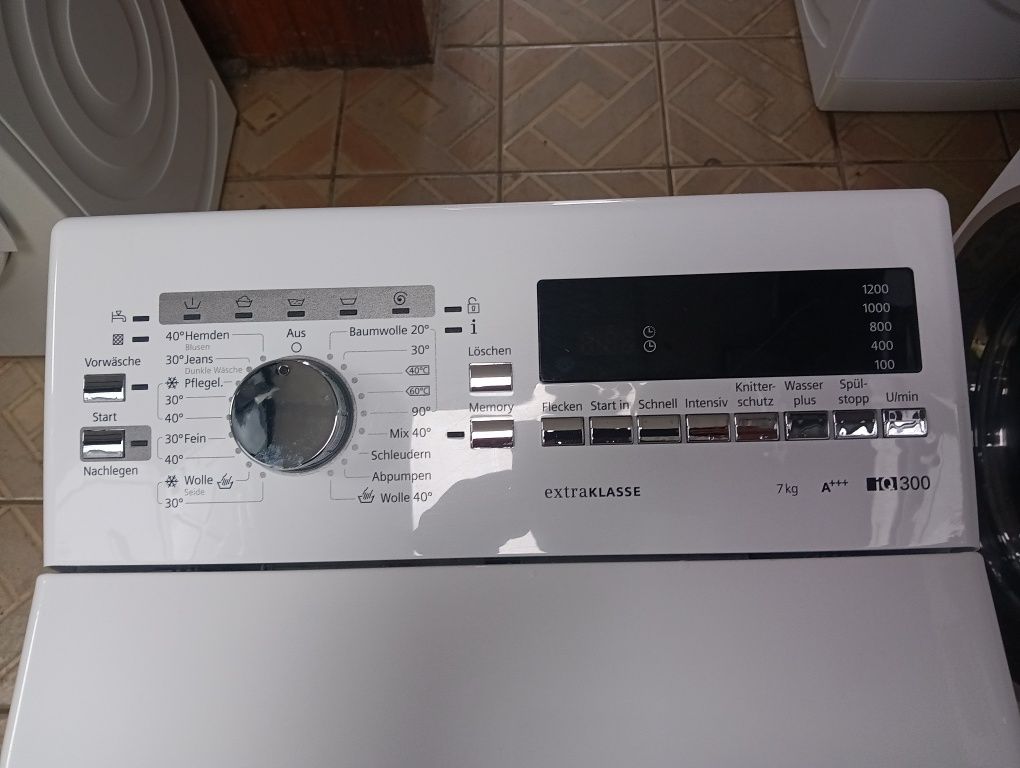 Пералня с горно зареждане Сименс Siemens IQ 300 A+++ 7кг 2год.Гаранция