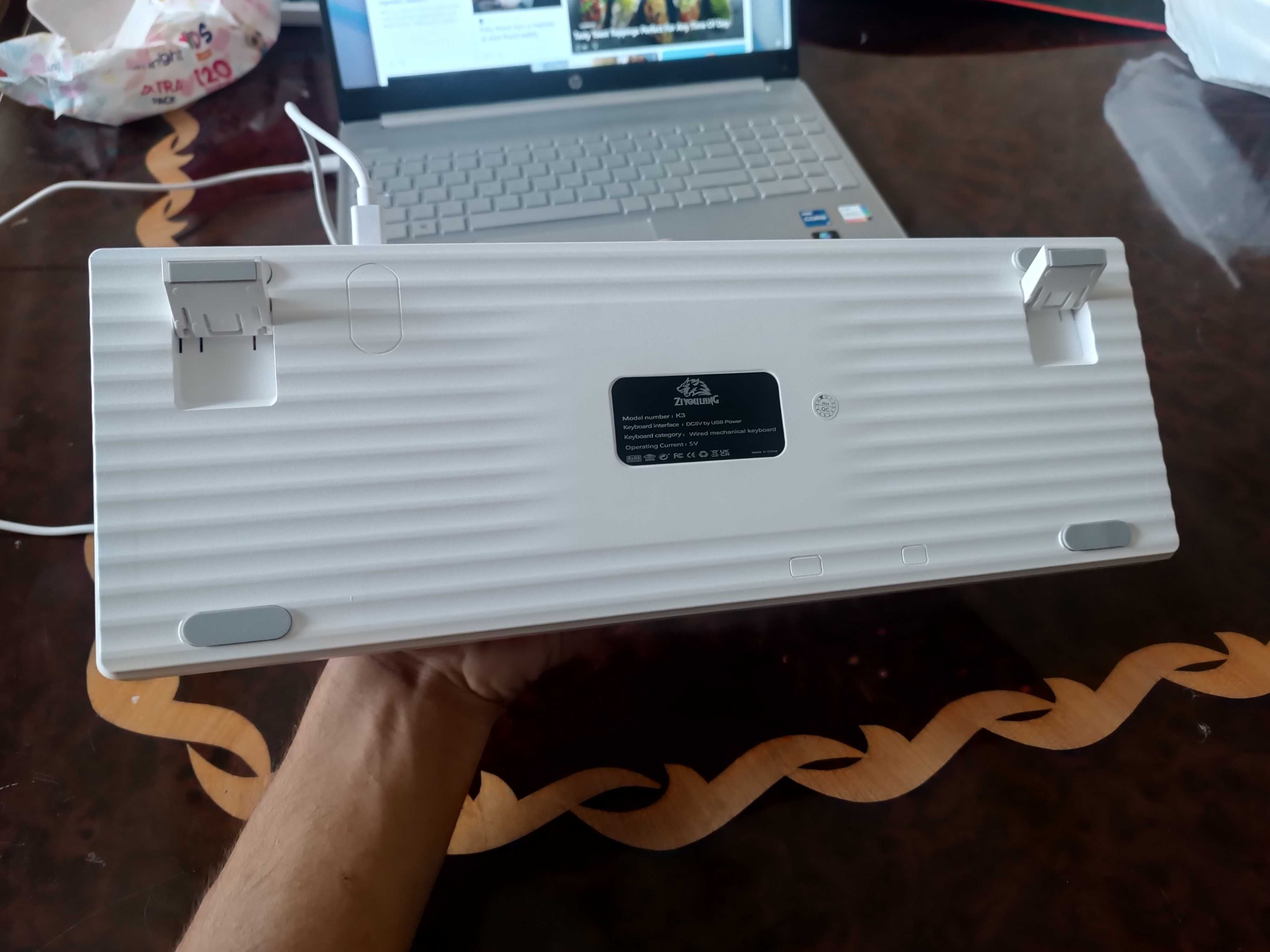 Механическая клавиатура ZIYOULANG K3 с RGB подсветкой | Б.У.