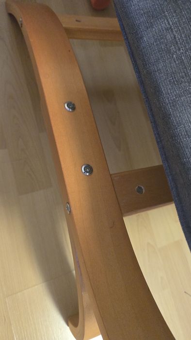 Fotoliu Kring cadru curbat