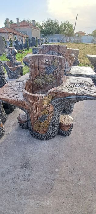 Градинска мивка от щампован бетон