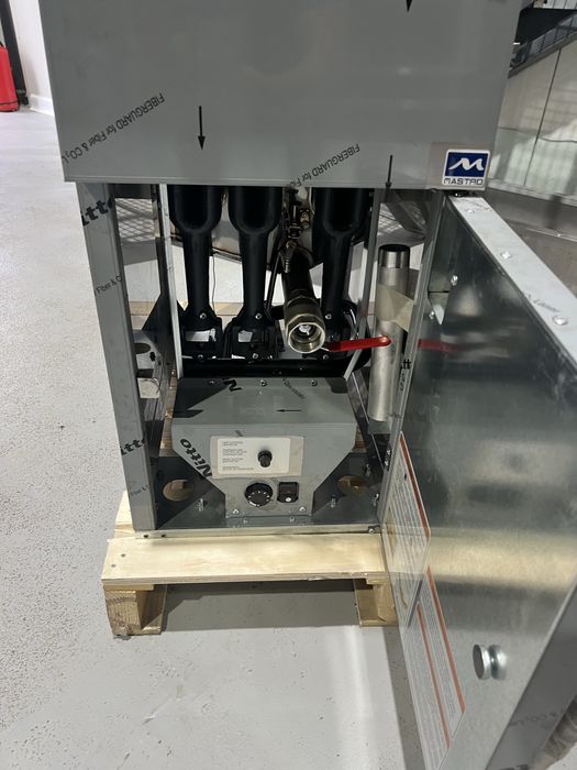 Friteuza gaz 21L noua - Virtus Germania - 2 cosuri - 24 KW