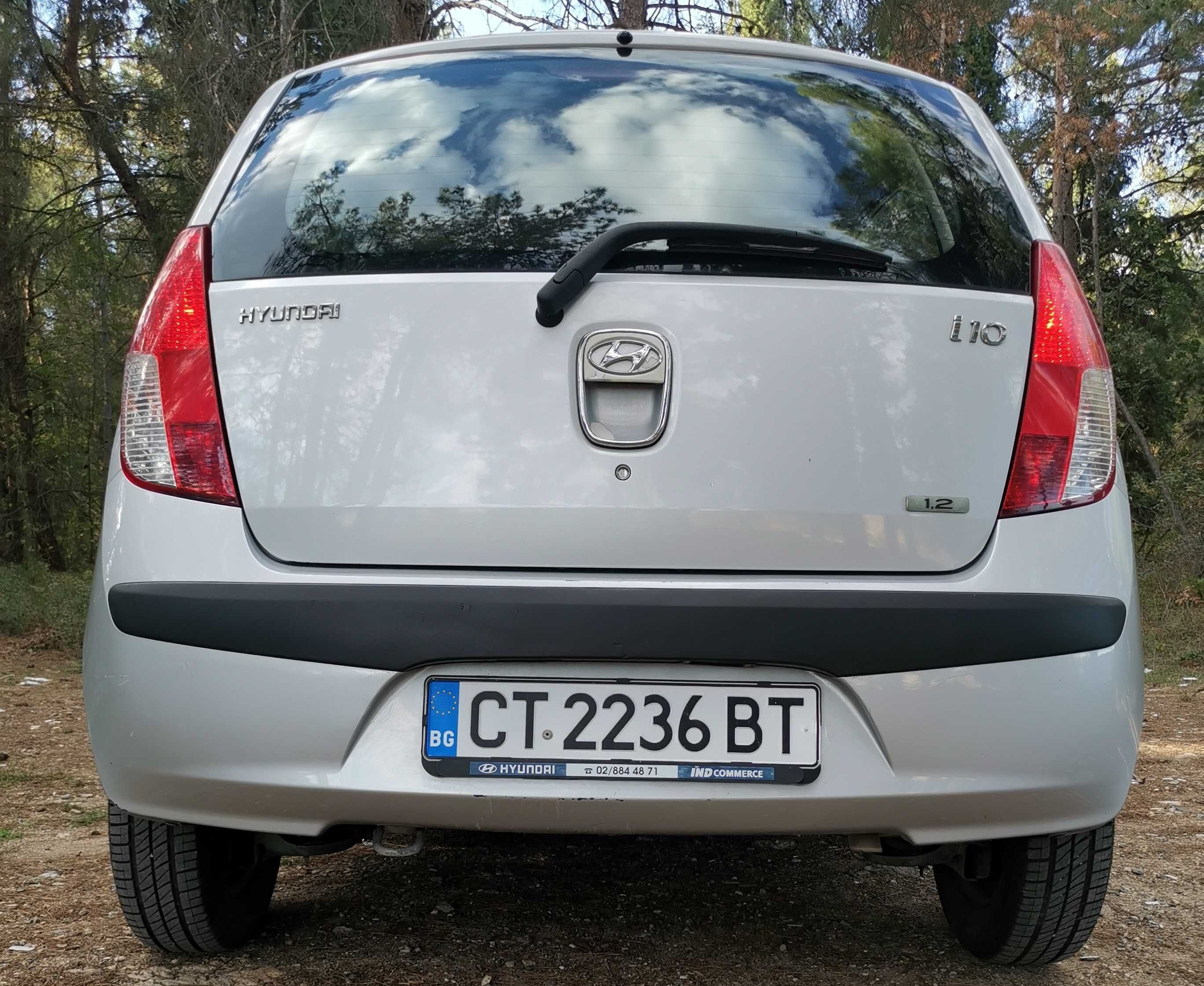 Hyundai I10 1.2l 78 к.с. супер икономична, климатик, сервизна книжка.
