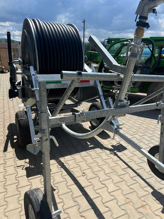 Ролкова поливна система Irriland 300 м / 63 мм – Нов + Видео