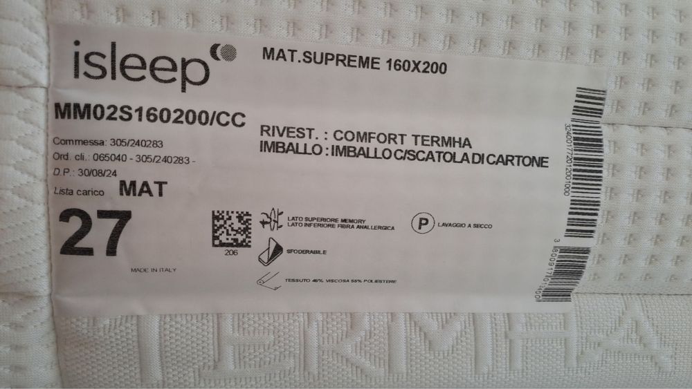 Матрак iSleep Supreme 160х200 нов