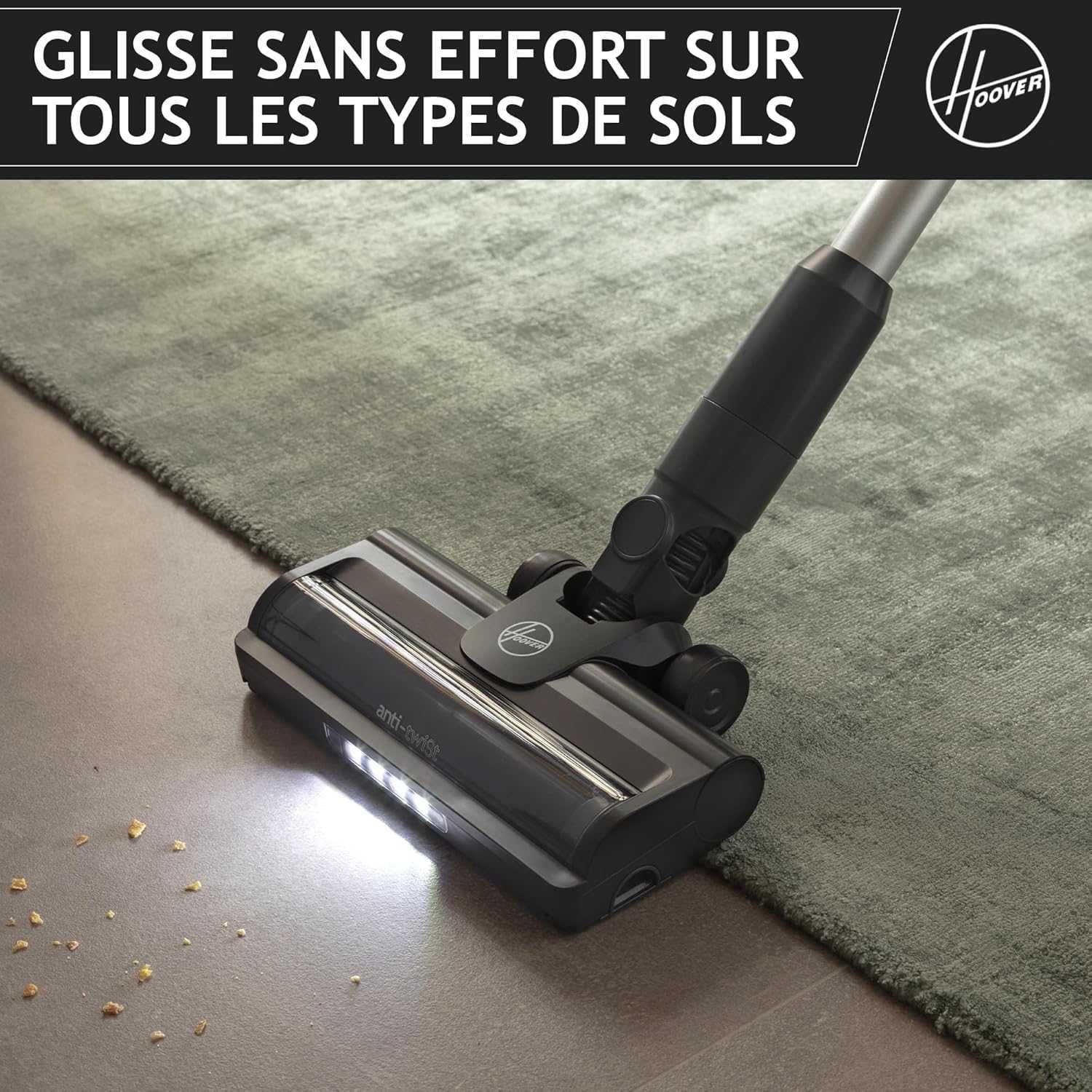Вертикална прахосмукачка Hoover HF1 Plus (HF1PZ10H) до 45мин работа