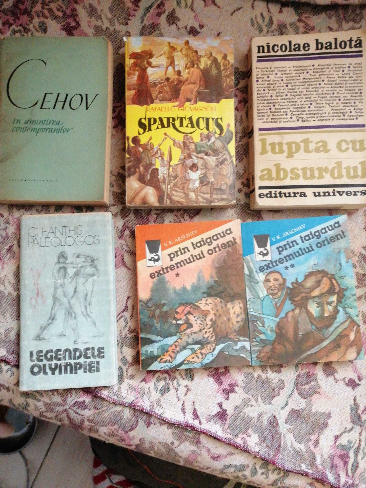 Traian Vuia G. Lipovan Istoria romana vol I, II,Dumas II,Cehov, Sparta