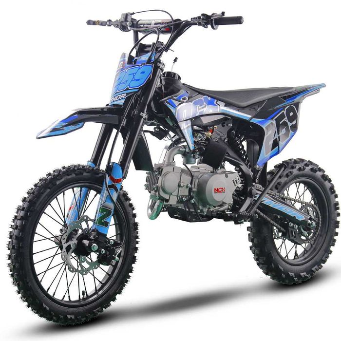 Motocicleta cross Thor Evolution 17/14 125cc 4T benzina negru/albastru