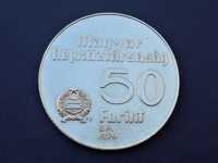 Monede 50 si 100 forint 1968-1974 Ungaria aniversare argint 16g-22g