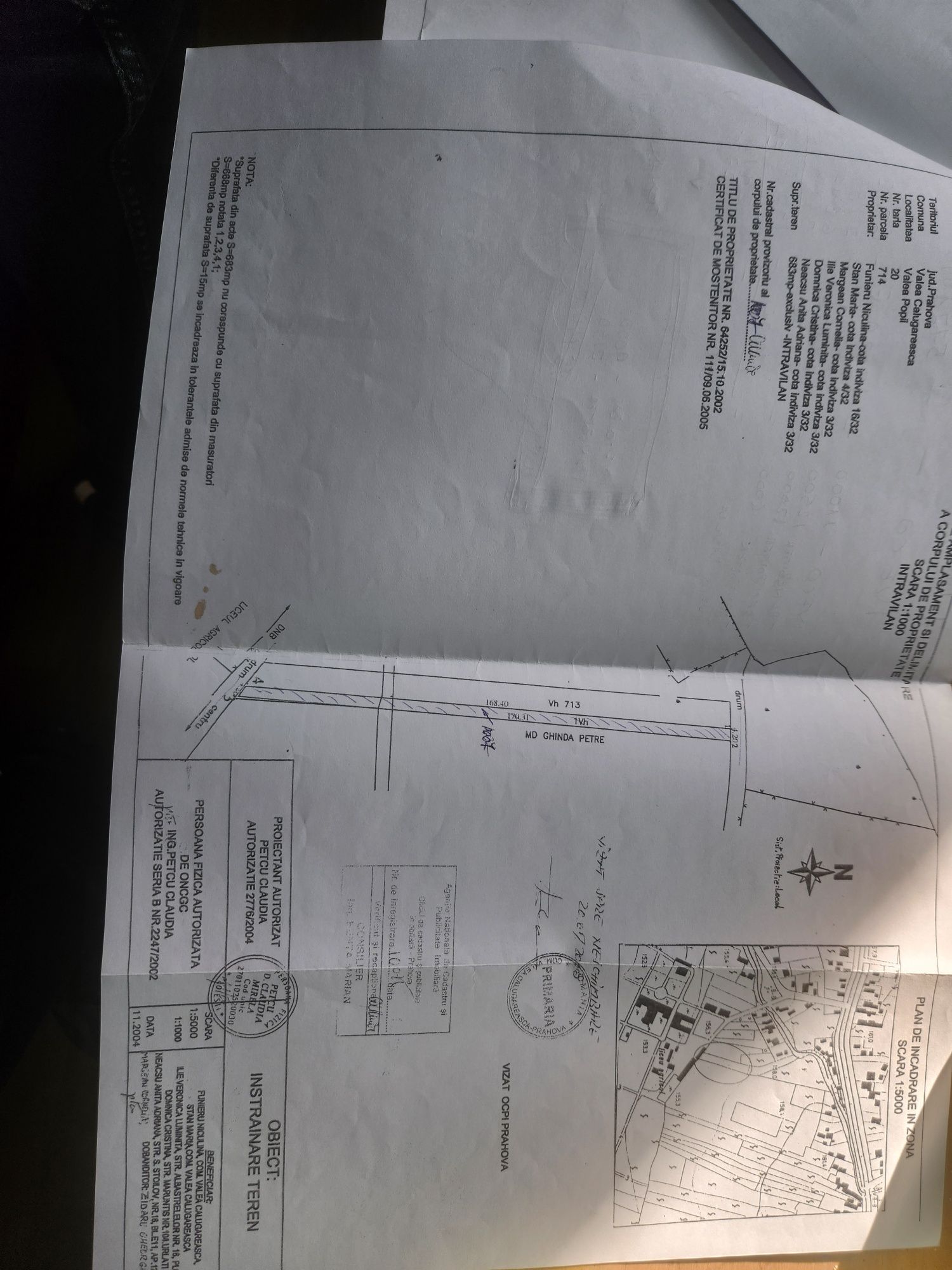 Teren intravilan 3200mp Valea călugărească
