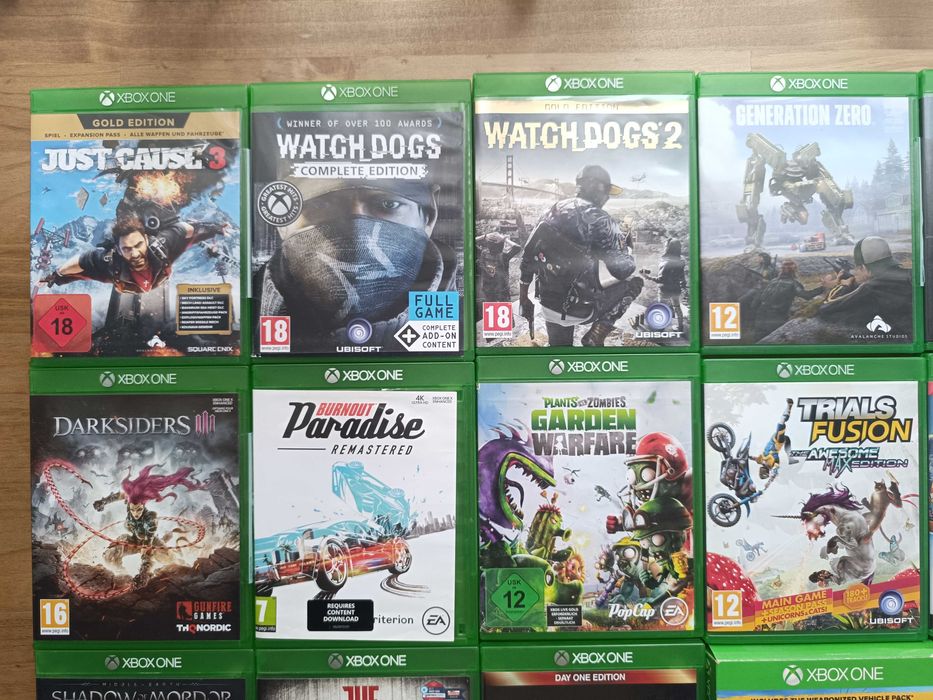 Xbox One Just Cause Fifa Steep Plants vs Zombie Thief Watchdogs NFL