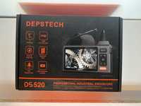Camera Endoscop Depstech DS520, 3 lentile, LCD 5", 10 Led, 5m, Sigilat